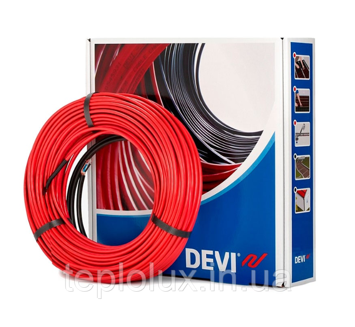 Тепла підлога DEVIflex 18T (1,4 м2). Кабель двожильний DTIP-18 (180 Вт-10м)