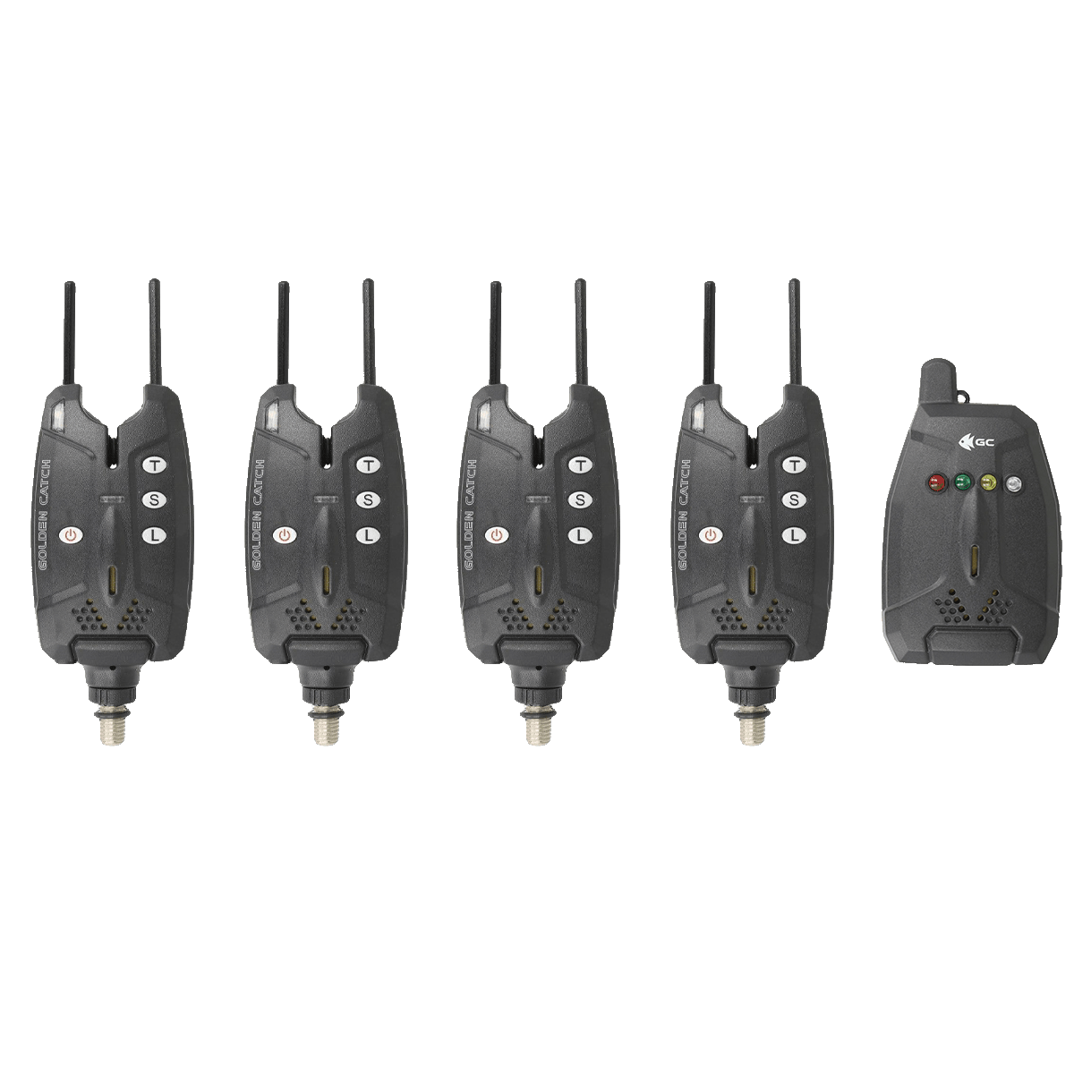 Набір сигналізаторів 4+1 GC SN-65 в кейсі з бічними фіксаторами