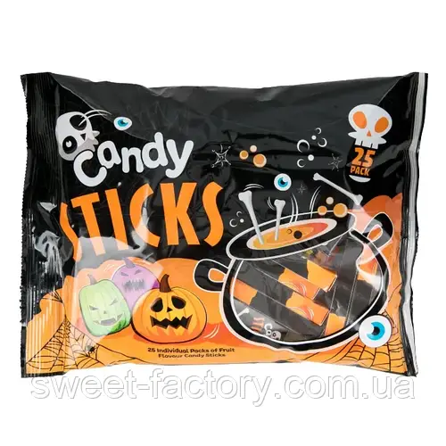 Леденцы Halloween Candy Sticks Fruity 25s 26g (ID#1966554786), цена ...