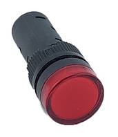 Лампа AD16DS d16mm червона 110V AC/DC TNSy