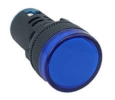 Лампа AD22DS d22mm синий 36V AC/DC TNSy