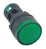 Лампа AD22DS d22mm зеленая 110V AC/DC TNSy