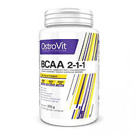 Аминокислота BCAA для спорта OstroVit BCAA 2-1-1 200 g 20 servings Lemon GT, код: 7518726