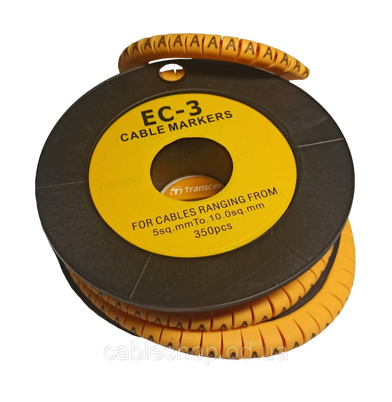 Маркування кабельне МК3 6-10 мм2 символ "А" 180 шт./рол TNSy, фото 1