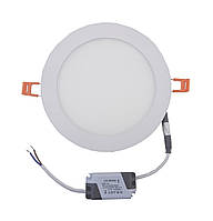 Світильник врізний LED Round Downlight 12W-220V-850L-4000K Alum TNSy