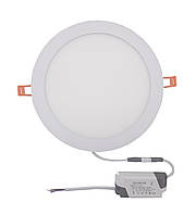 Світильник врізний LED Round Downlight 18W-220V-1300L-4000K Alum TNSy
