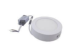 Світильник накладний LED Round Downlight 6W-220V-420L-4000K Alum TNSy