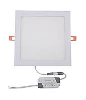 Світильник врізний LED Square Downlight 18W-220V-1300L-4000K Alum TNSy