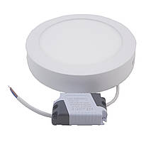 Світильник накладний LED Round Downlight 12W-220V-850L-4000K Alum TNSy