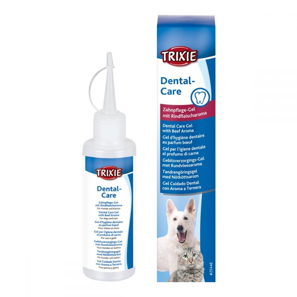 Trixie Dental Care Гель для чищення зубів у собак та котів зі смаком яловичини 100 г (25446 ), фото 1