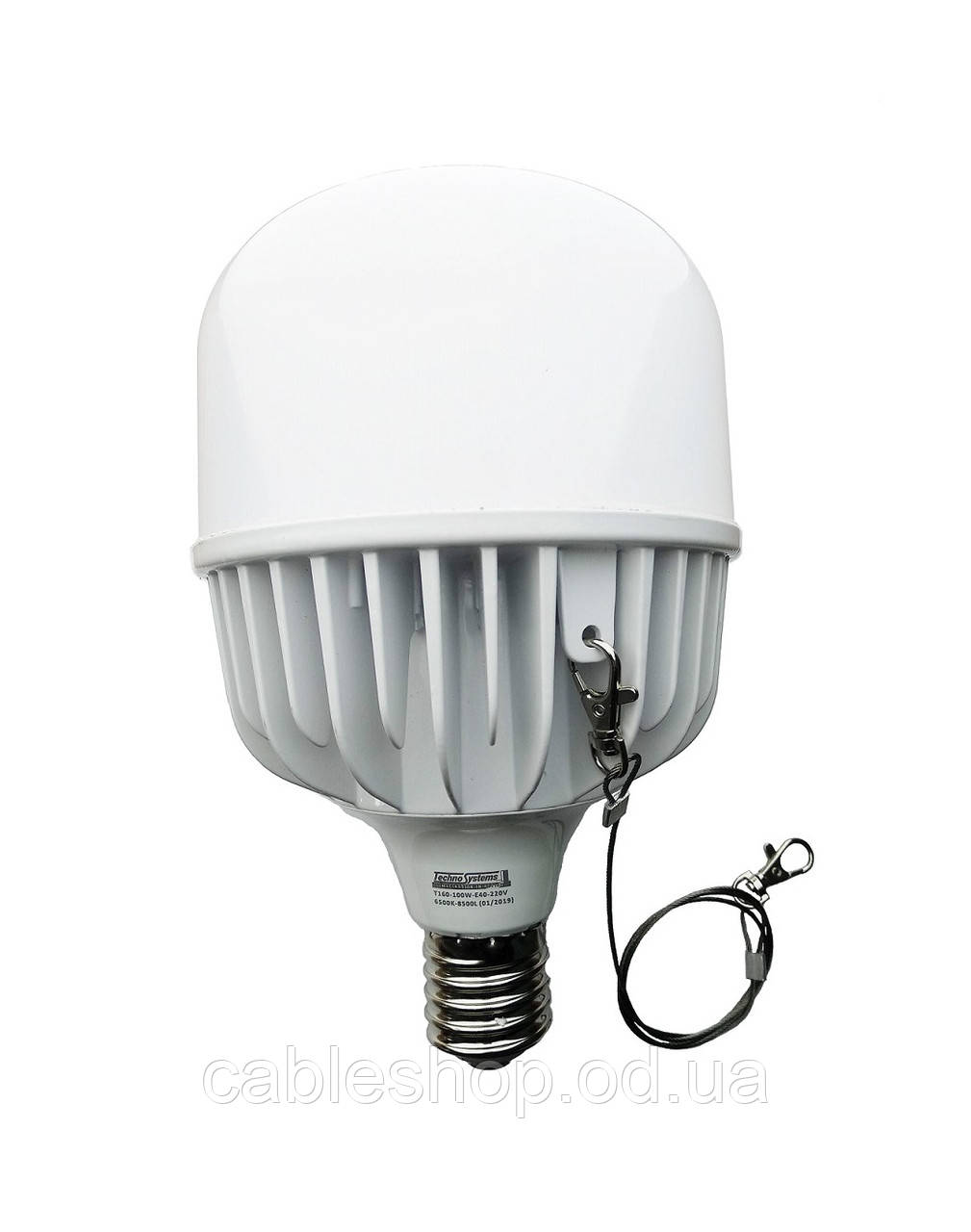 Лампа світлодіодна LED Bulb-T140-100W-E40-220V-6500K-8500L Alum ICCD TNSy, фото 1