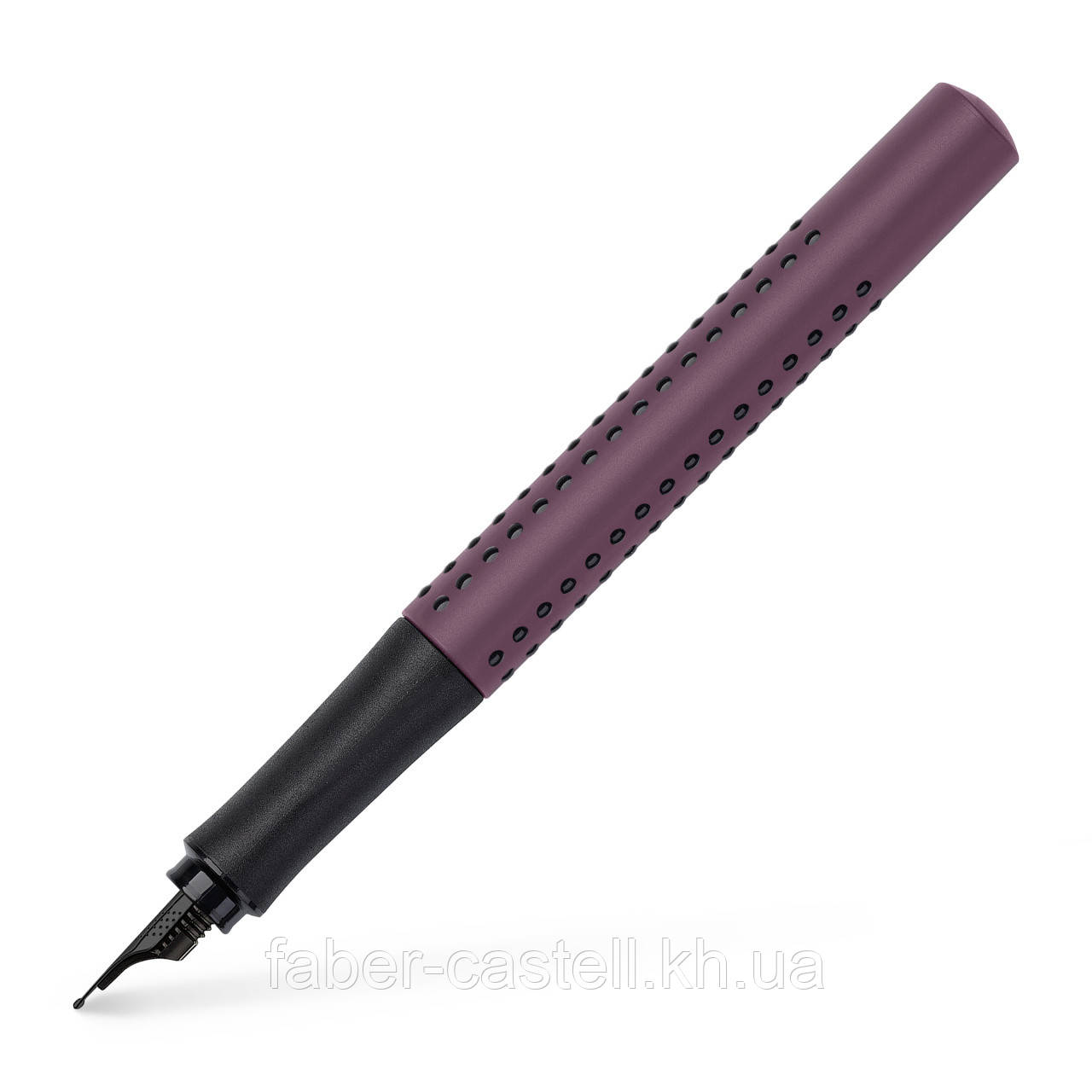 Ручка перова Faber-Castell Limited GRIP Edition Berry, колір корпусу ягідний, перо чорного кольору M, 140867, фото 1