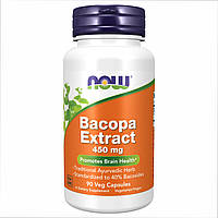 Бакопа Now Foods Bacopa Extract 450 mg 90 vcaps