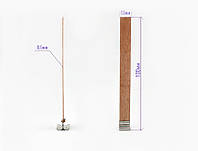 Деревянный фитиль с держателем 13*130 мм