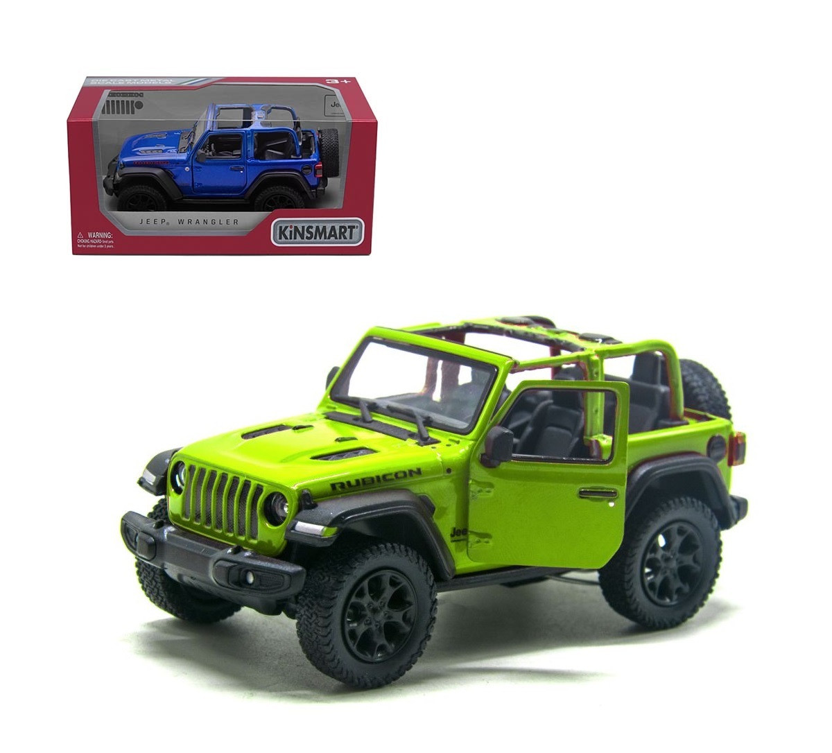 Модель джип Kinsmart Jeep Wrangler Open Top 5'' KT5412WA, фото 1