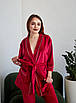 Жіночий Велюровий Костюм з Кантом - 901 Червоний, фото 9
