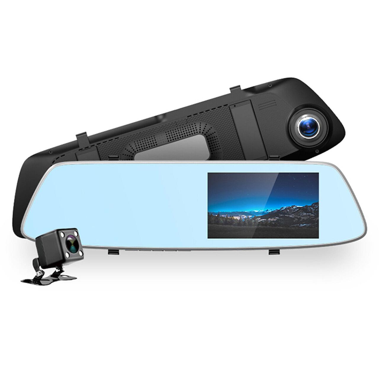 Автомобільний відеореєстратор дзеркало DashCamera A-390 5" 1080P HD