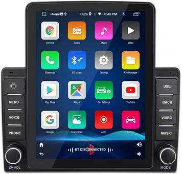 2din Автомагнітола 9580A 9.5" Tesla Style Android 10.1 GPS 1Gb RAM 16Gb RAM