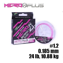 Шнур плетень Intech MicroN Plus PE X4 100 m (1.2 (24lb / 10.88kg)) FS0649999