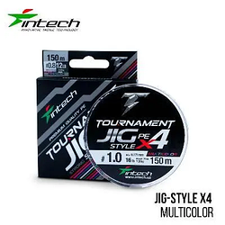 Шнур плетеный Intech Tournament Jig Style PE X4 Multicolor 150m (0.6 (10lb / 4.54kg)) FS0649511