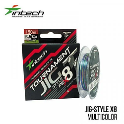 Шнур плетений Intech Tournament Jig Style PE X8 Multicolor 150m (0.8 (12.1lb / 5.5kg)) FS0649498