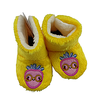 Пинетки кеды 17, 18, 19 размер 10.5 11 и 11.5 см длина теплые обувь Турция желтый (ПИД164)