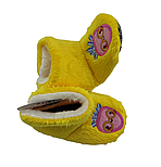 Пінетки кеди 17, 18, 19 розмір 10.5 11 і 11.5 см довжина тепле взуття Туреччина жовтий (ПІД164), фото 3