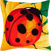 Набір для вишивання декоративної подушки Чарівниця Сонечко 40×40 см V-156 NC, код: 7243110