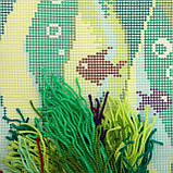 Набір для вишивання декоративної подушки Чарівниця Рибки у водоростях 40×40 см V-101 SC, код: 7243055, фото 2