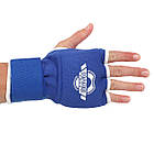 Рукавички-бінти внутрішні для боксу та єдиноборств Zelart Hard Touch 8890 розмір M Blue, фото 2