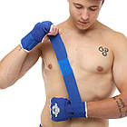 Рукавички-бінти внутрішні для боксу та єдиноборств Zelart Hard Touch 8890 розмір M Blue, фото 9