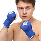 Рукавички-бінти внутрішні для боксу та єдиноборств Zelart Hard Touch 8890 розмір M Blue, фото 10
