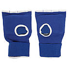 Рукавички-бінти внутрішні для боксу та єдиноборств Zelart Hard Touch 8890 розмір M Blue, фото 6