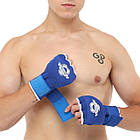 Рукавички-бінти внутрішні для боксу та єдиноборств Zelart Hard Touch 8890 розмір M Blue, фото 8