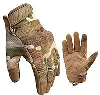 Тактические перчатки Mechanix M-pact мультикам Перчатки мультикам для военных ЗСУ Размер S M L XL XXL
