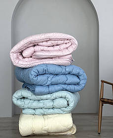 Теплі Зимові Ковдри Односпальні, Двоспальні, Євро, наповнювач холлофайбер щільність 500г/м