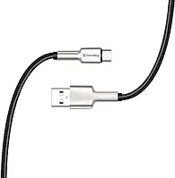 Кабель USB Type-C ColorWay USB - Type-C 1m Black (CW-CBUC046-BK)