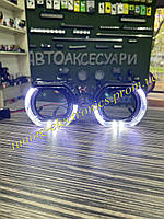 Черные Маски для линз LED CREE G-Style Bmw 2.5 "дюйма с светодиодными LED ангельскими глазками