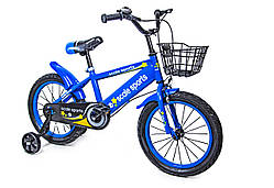Велосипед дитячий 16 Scale Sports T13 ручне та дискове гальмо Blue (1108720899) NC, код: 2390740