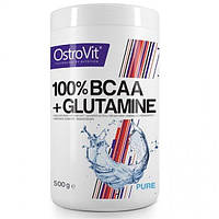 Аминокомплекс для спорта OstroVit BCAA + Glutamine 500 g 50 servings Pure TN, код: 7518725