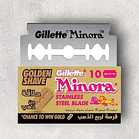 Лезвия из нержавеющей стали Gillette Minora 10 шт