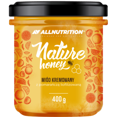 Натуральний мед Allnutrition Nature Honey 400 g з апельсином, фото 2