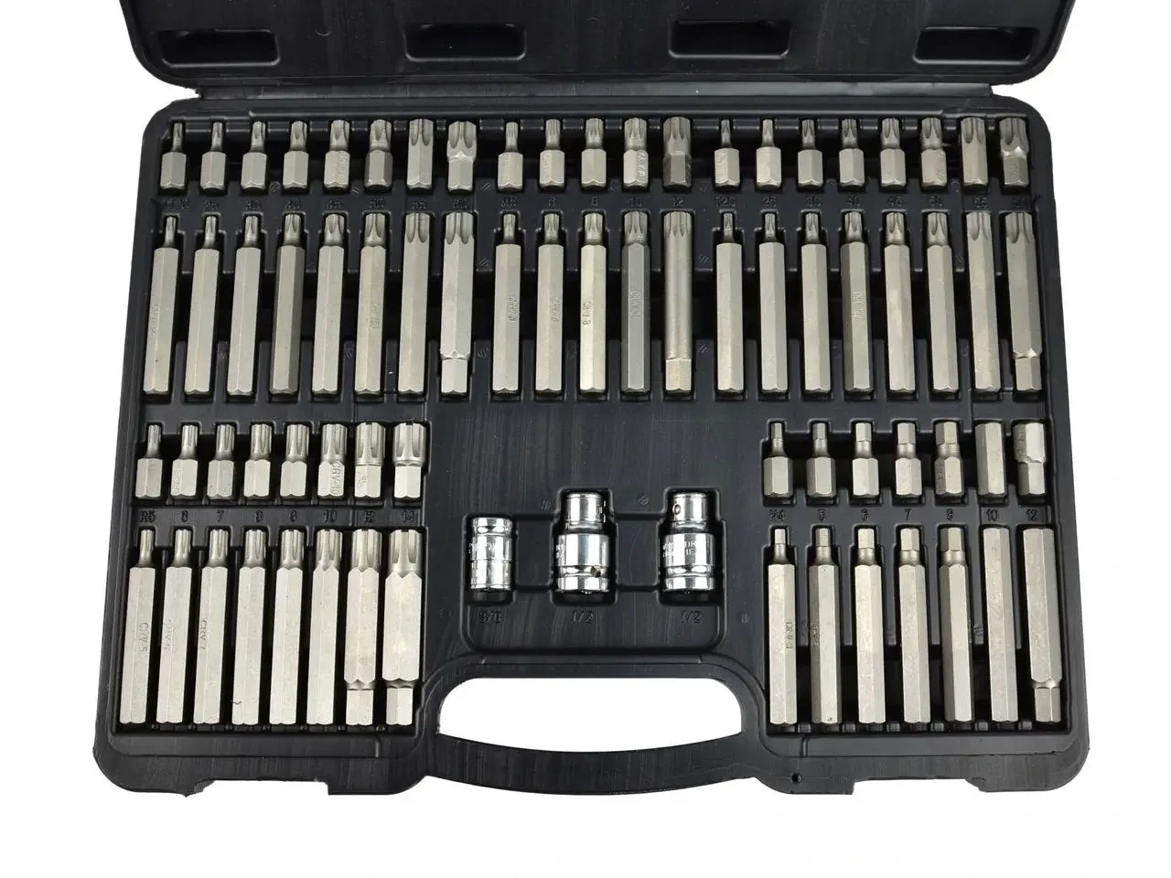 Набір шестигранних ключів 75ел. TORX SPLINE RIBE Geko G10036
