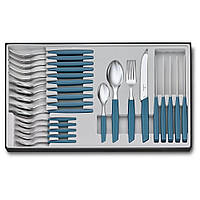 Набор столовых приборов Victorinox Swiss Modern Table Set 24 предмета Синий (6.9096.11W2.24) SC, код: 7431973