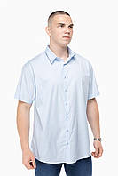 Рубашка классическая однотонная мужская Redpolo 3785 5XL Голубой (2000989848127) KS, код: 8128274