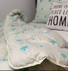 Ковдра Алоє Вера 175х215см двоспального розміру, тепла, дихаюча, антиалергенна