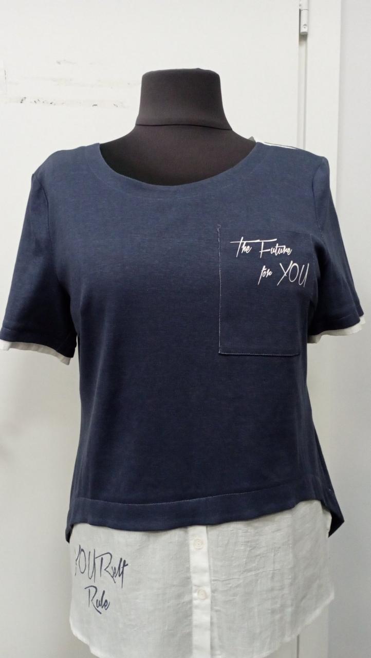 Блуза футболка жіноча трикотажна ПА-444140