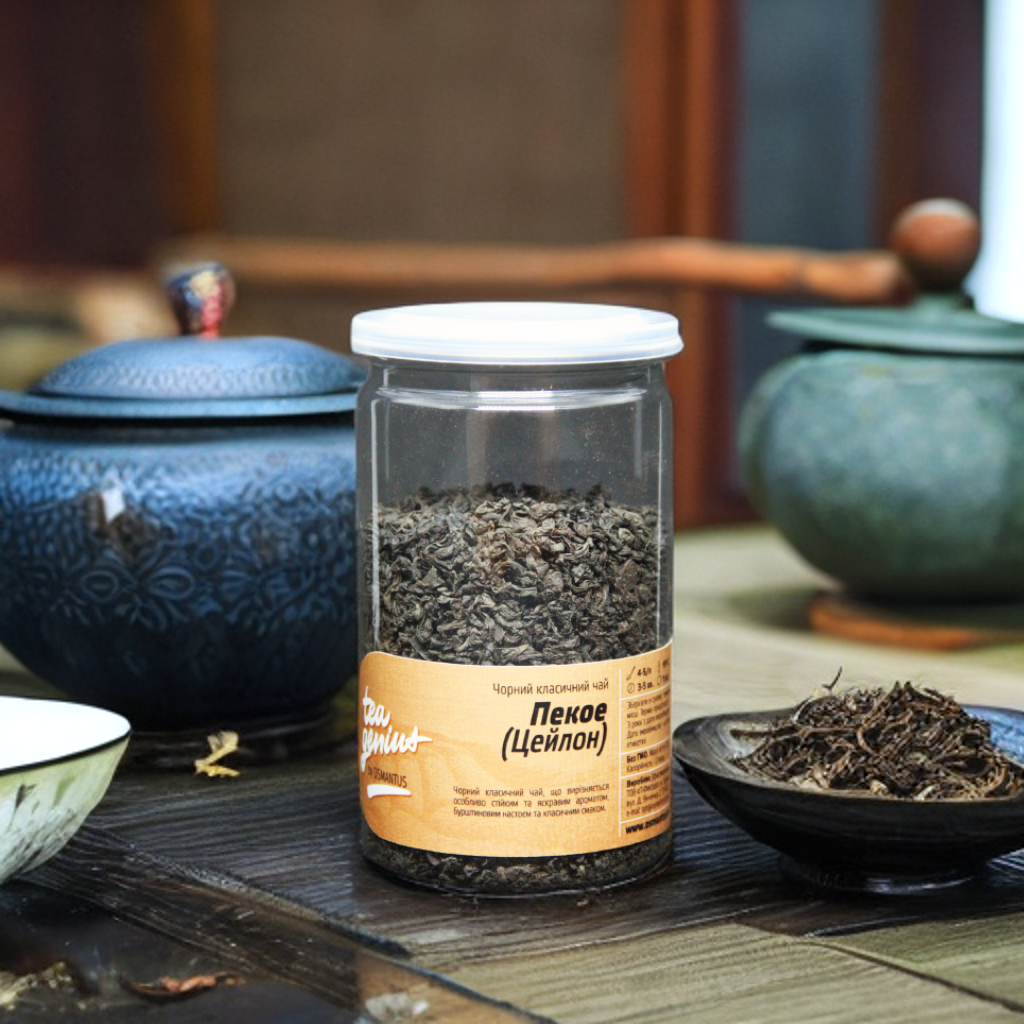 Чай в банці TM TEA GENIUS "Пекое" Цейлон 100 г