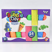 Набор шарикового пластилина для детского творчества "BUBBLE CLAY" BBC-05-01U,14 шт