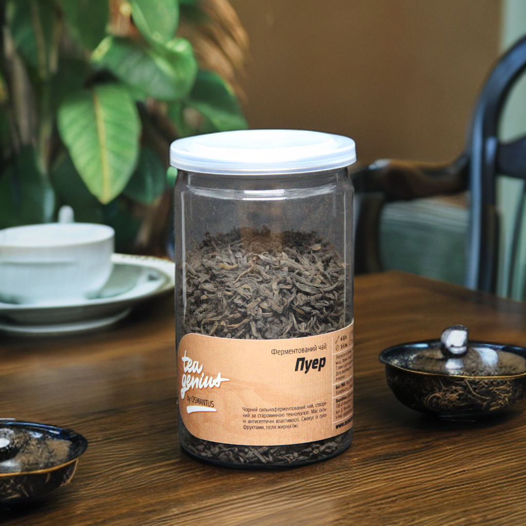 Чай в банці TM TEA GENIUS "Пуер", 100 г